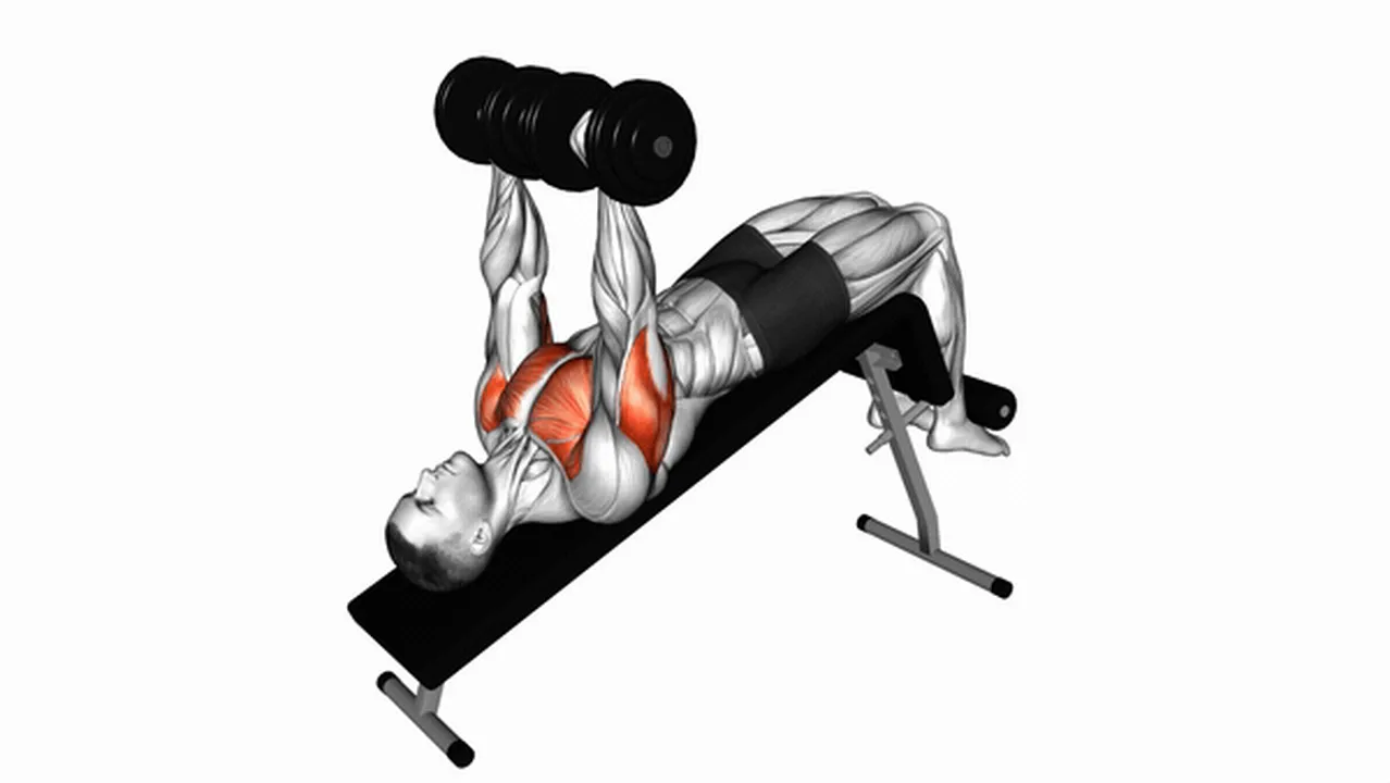 Dumbbell bench press decline