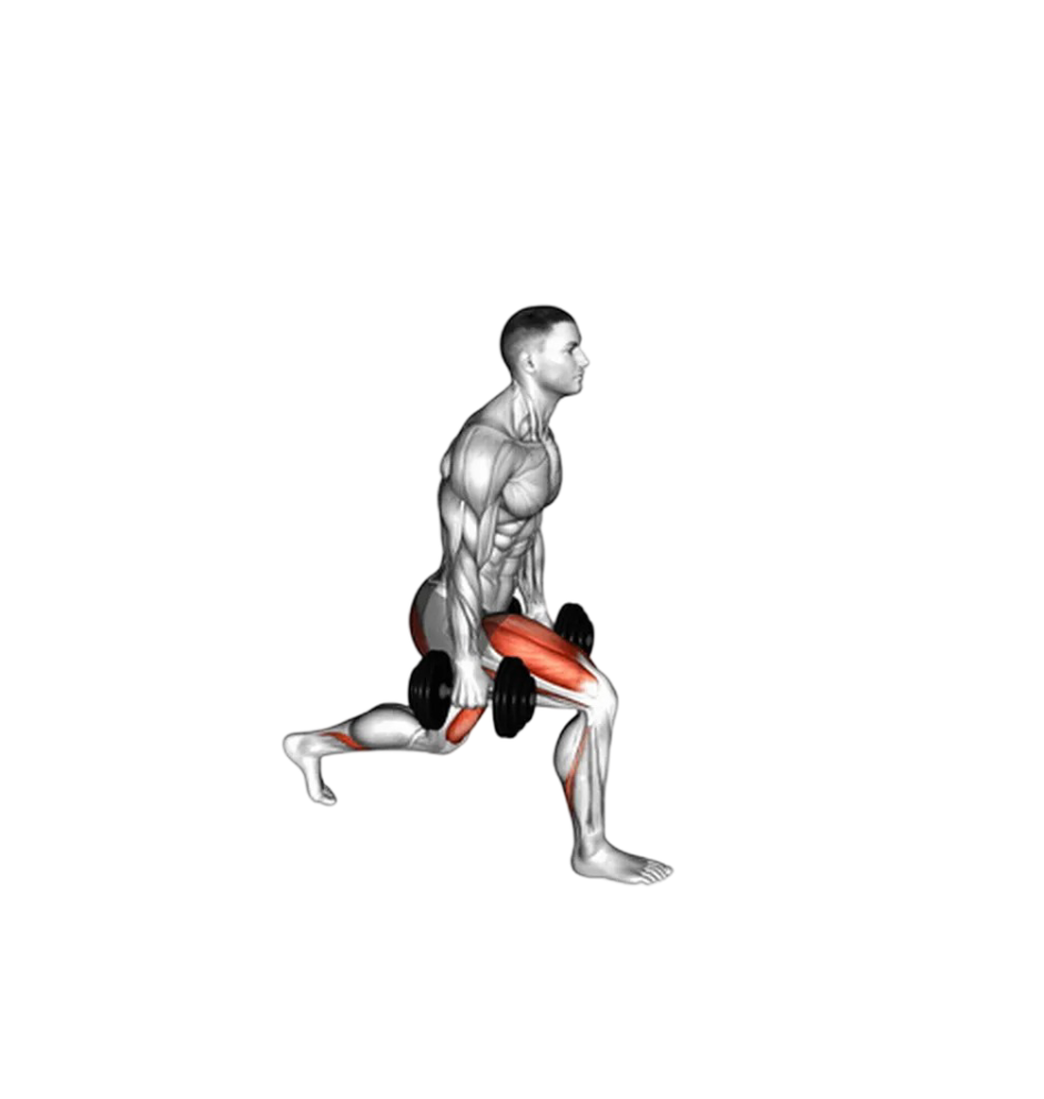 Dumbbell lunges